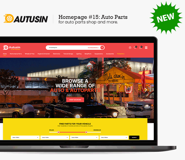 New Designs Ready in Autusin - Auto Parts Shop, Moto Store WooCommerce WordPress Theme 
