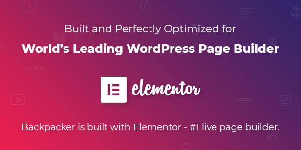 Backpacker - Elementor WooCommerce Theme