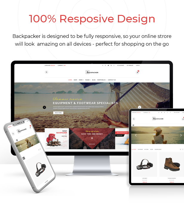 Backpacker - Elementor WooCommerce Theme