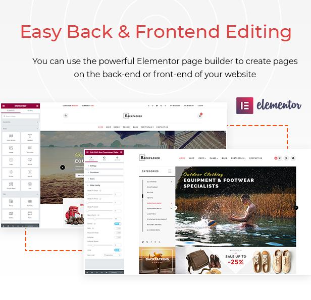 Backpacker - Elementor WooCommerce Theme