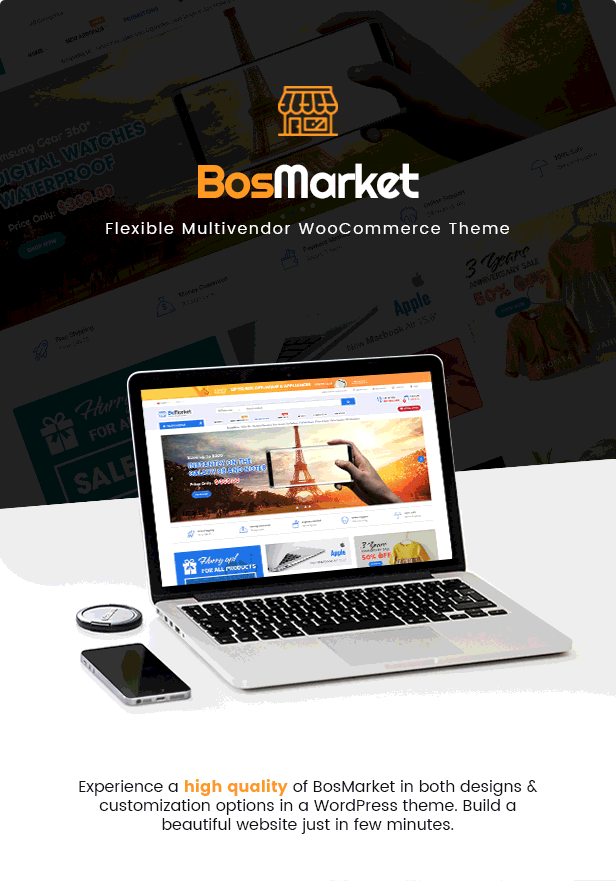 BosMarket - Flexible Multivendor WooCommerce WordPress Theme