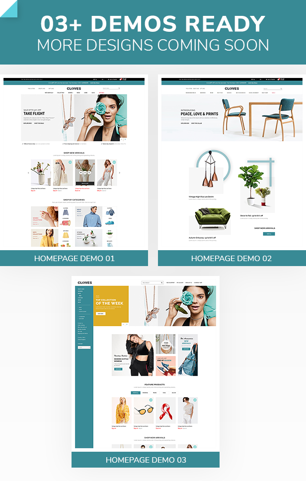 Cloves - Fashion & Furniture  Woocommerce WordPress Theme