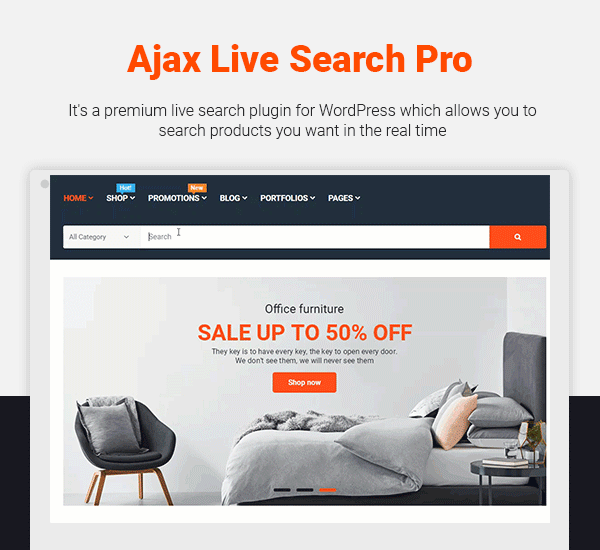 SW Ajax Product Live Search - Product Live Search WordPress Plugin