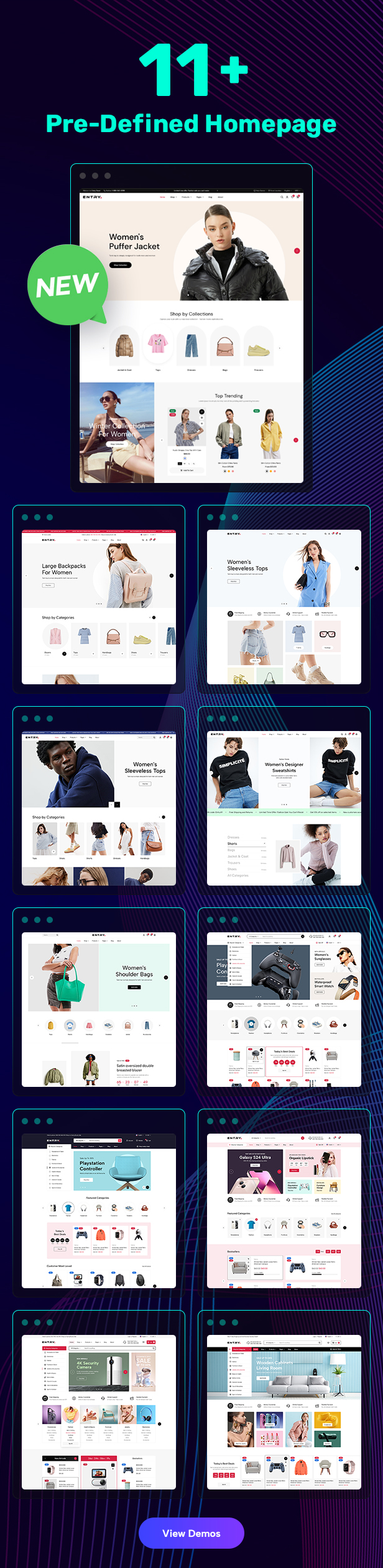 Entry - Multipurpose Woocommerce WordPress Theme
