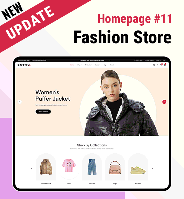 Entry - Multipurpose Woocommerce WordPress Theme