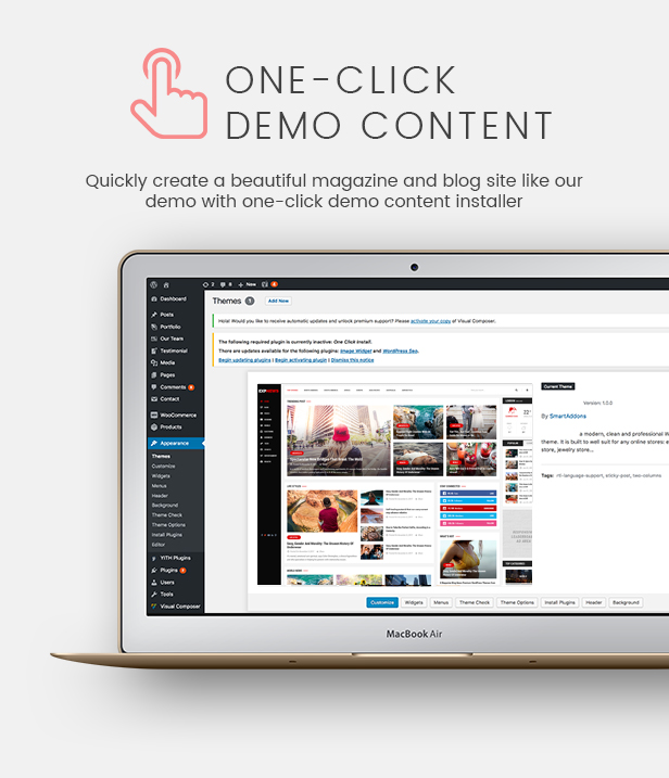 ExpNews One Click Demo Import – Newspaper and Magazine WordPress Theme