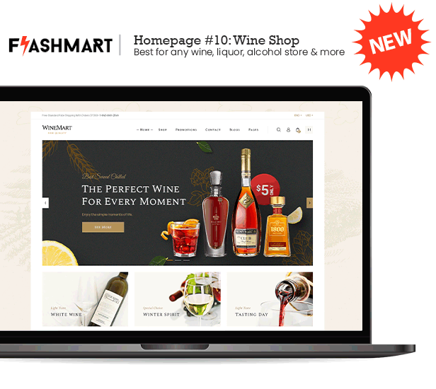 New Designs for FlashMart - Multipurpose Elementor WooCommerce WordPress Theme
