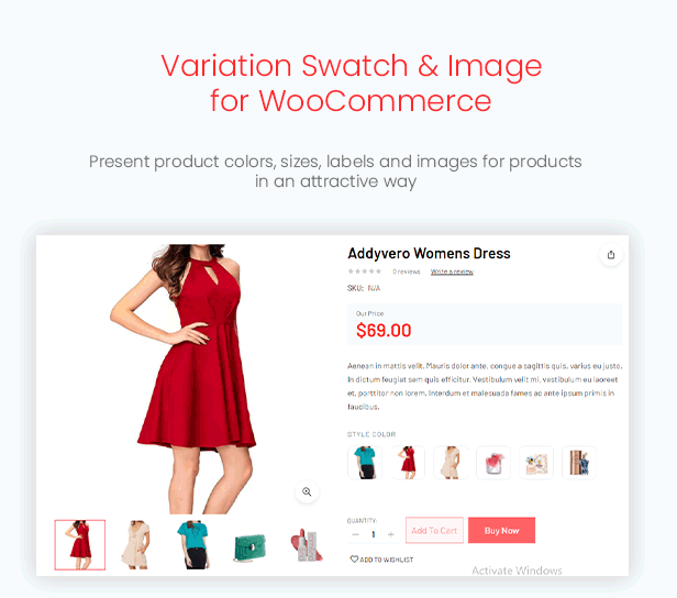 SW WooCommerce Swatches - Product Variation Swatch WooCommerce Plugin