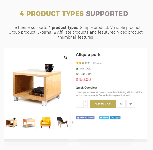 Furnicom WordPress Theme - Best for Interior Store Website|WPThemeGo - 4 PRODUCT TYPES SUPPORTED