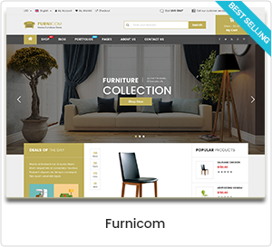 Furnicom - Furniture Store & Interior Design WordPress WooCommerce Theme