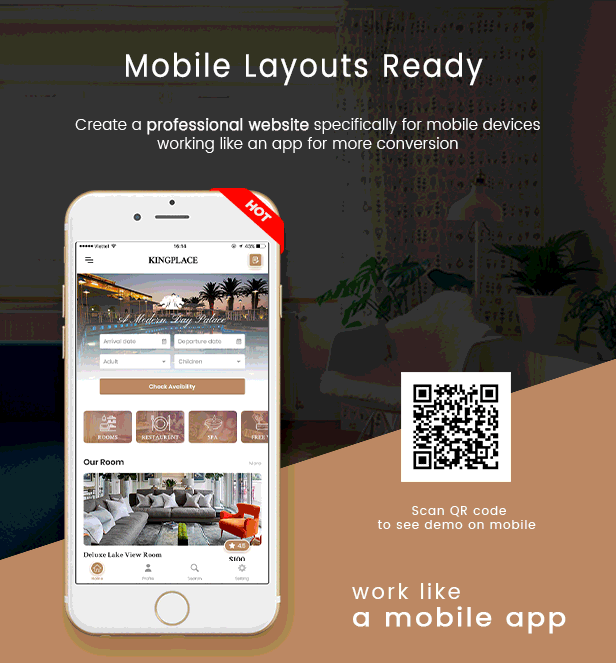 KingPlace - Hotel Booking, Spa & Resort WordPress Theme