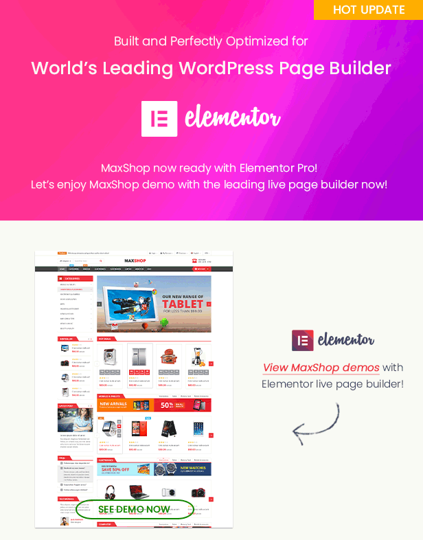 Maxshop - Responsive Elementor WooCommerce WordPress Theme