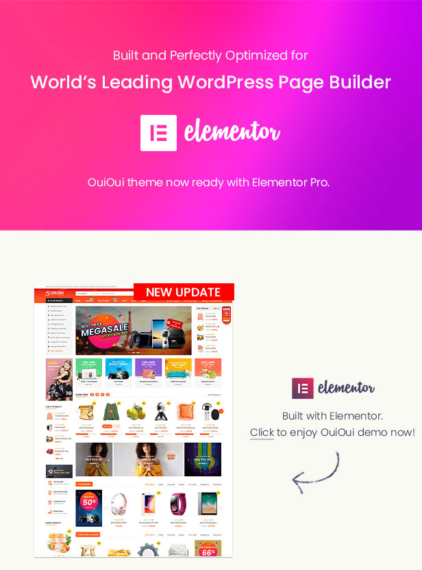 Elementor Ready in SW OuiOui - WooCommerce Theme