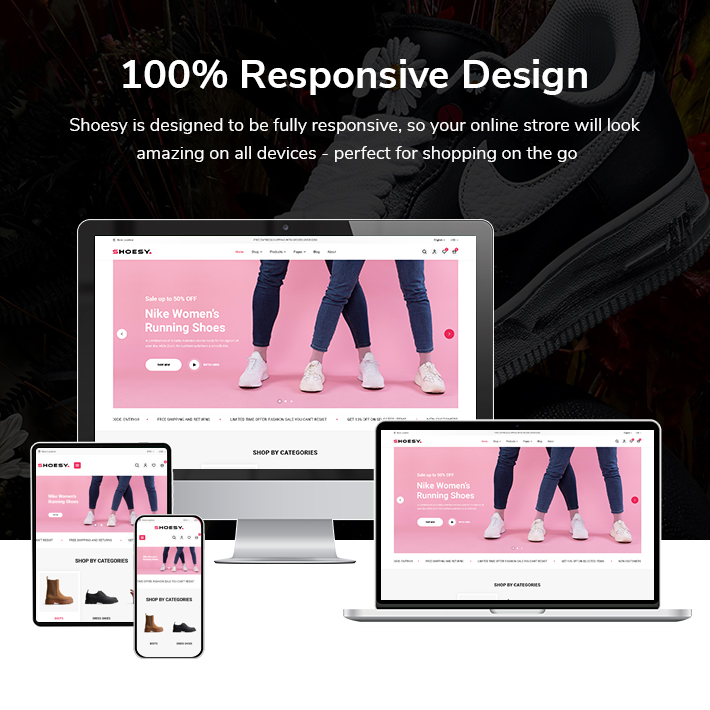 Shoesy - Shoes Store for WooCommerce WordPress Theme