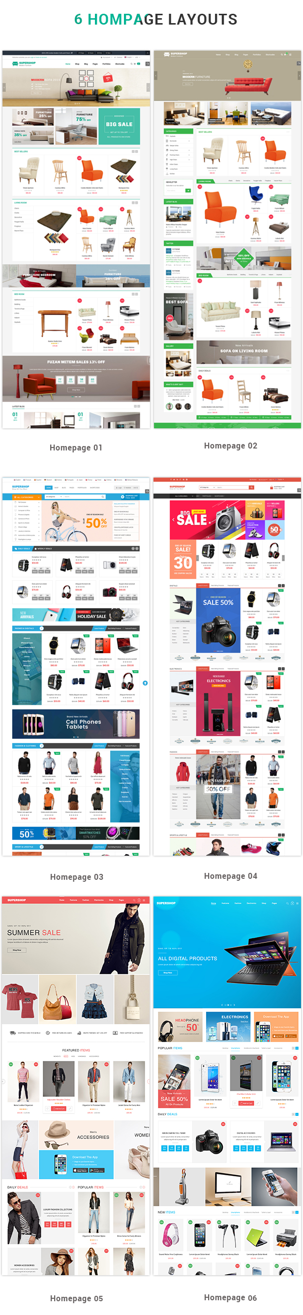 Supershop Homepage – Multi purpose WooCommerce WordPress Theme