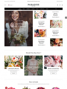 Paradise - Flower Shop Elementor WooCommerce WordPress Theme