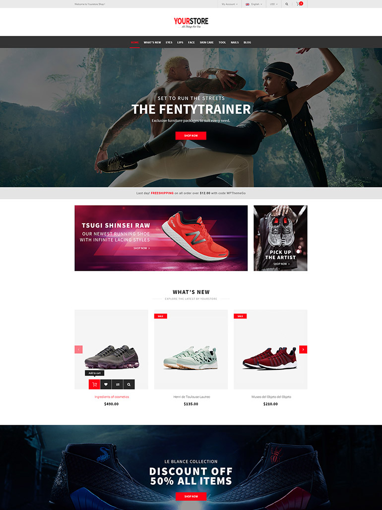 YourStore - Free Responsive WooCommerce WordPress Theme