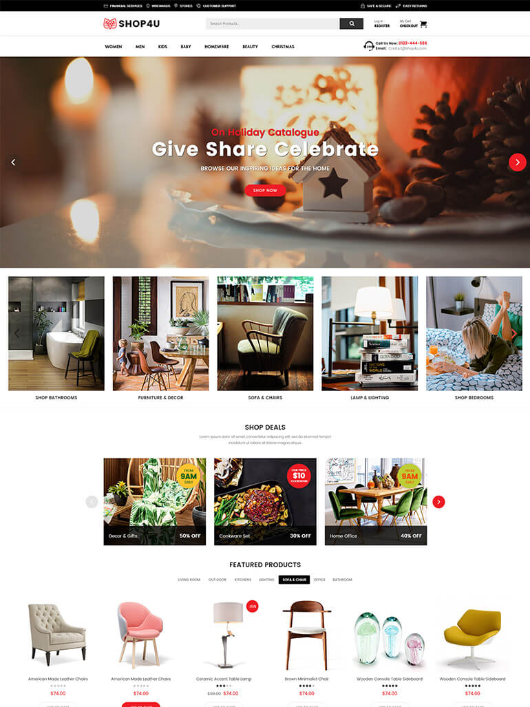 Free Multi Vendor WooCommere MarketPlace WordPress Theme