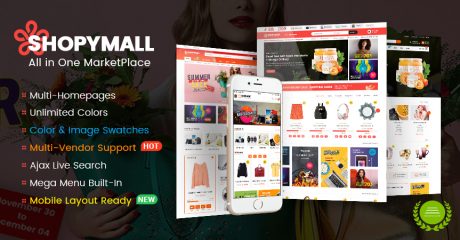 FREE Download ShopyMall - Premium WooCommerce WordPress Theme