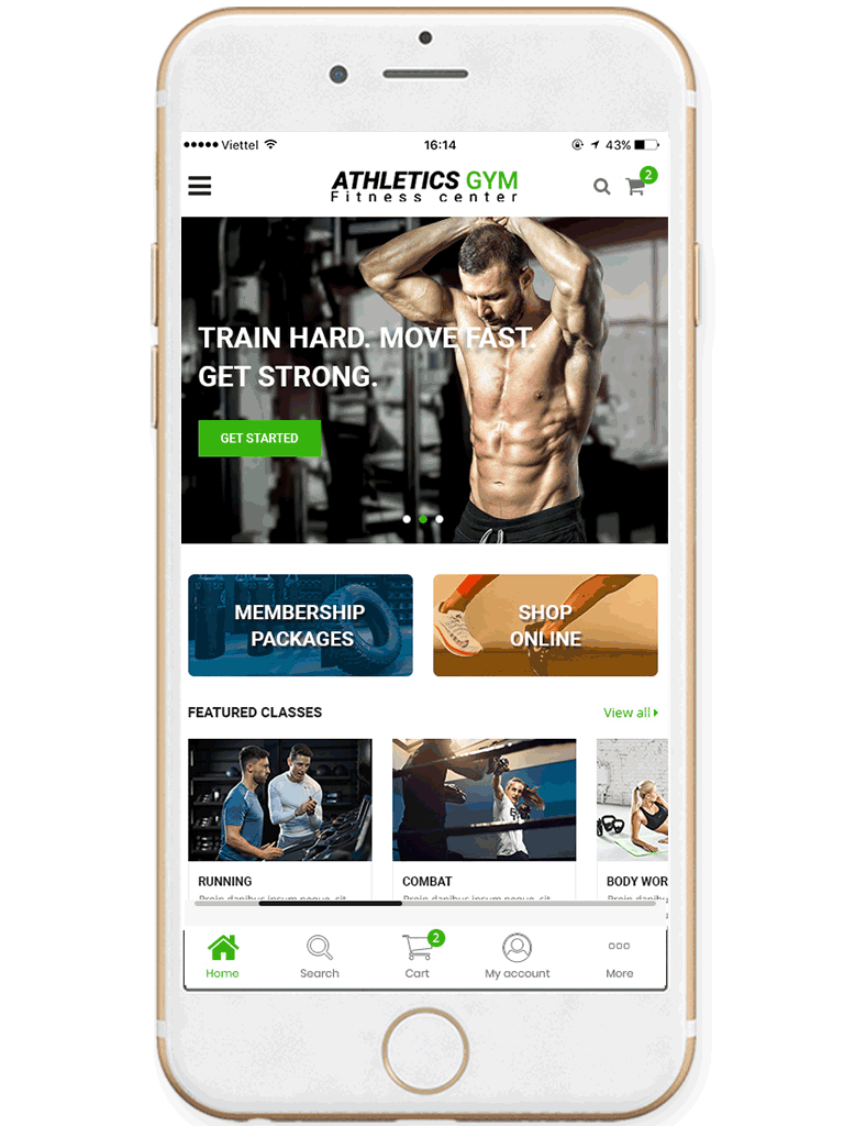 Athetics - Gym Fitness WordPress Theme