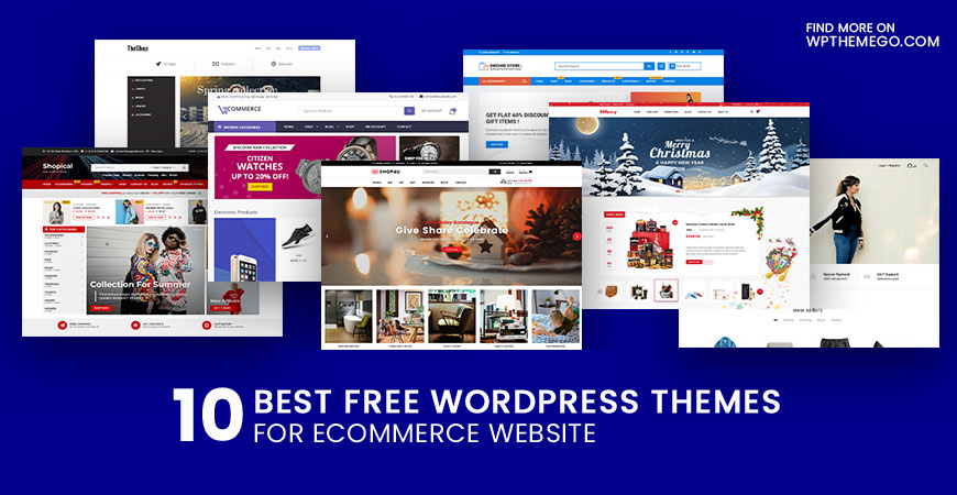 Top 10+ Best Free Ecommerce WordPress Themes