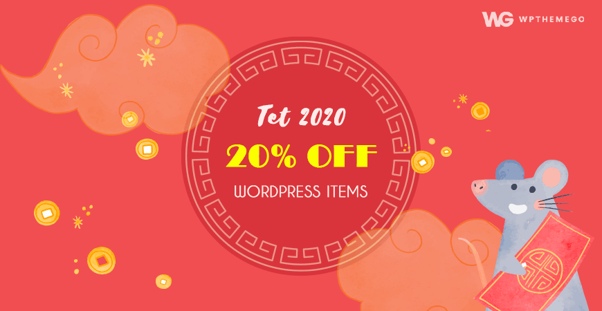 Lunar New Year Sale Off: 20% OFF Best WooCommerce WordPress Theme 2019