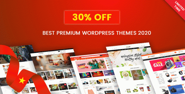 30% OFF on Best Premium WordPress Themes 2020 (Limited Time!)-WordPress Theme