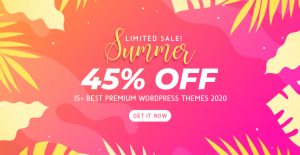 45% OFF on Best Premium WordPress Themes 2020 (Limited Time!)