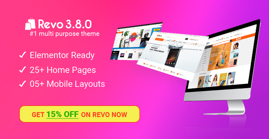 Revo – Best Selling Multipurpose elementor WooCommerce WordPress Theme
