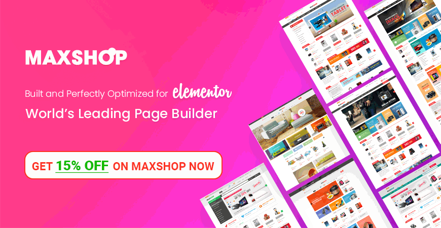 MaxShop - Multi-Purpose Responsive Elementor WooCommerce WordPress Theme