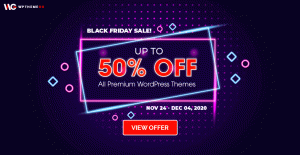 [Super Sale] Up to 50% OFF All Premium WordPress Themes on Black Friday
