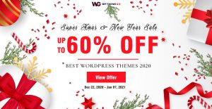 Best Xmas & New Year Deals! Up to 60% OFF on Best-Selling WordPress Themes 2020