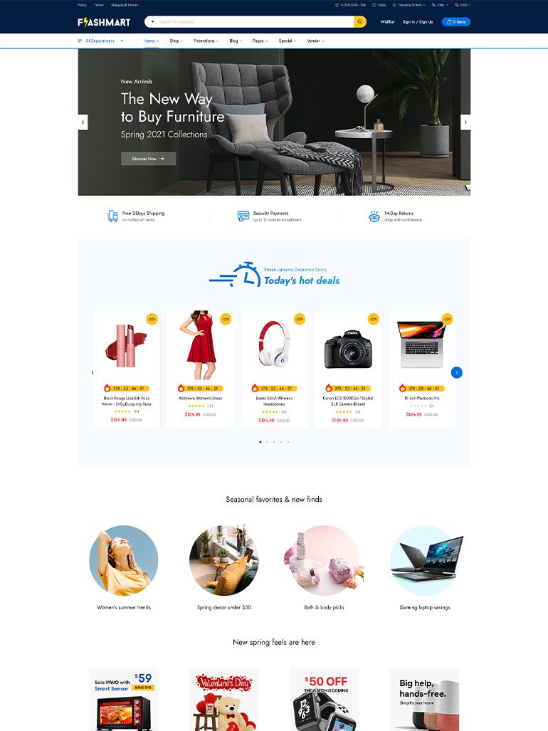 FlashMart - Multipurpose Elementor WooCommerce WordPress Theme
