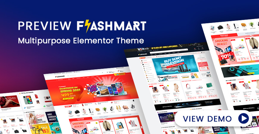 [THEME PREVIEW] FlashMart - Multipurpose Elementor WooCommerce WordPress Theme