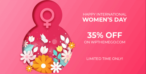 [Super Sale] 35% OFF on All Premium WordPress Themes on Women’s Day 2021-WordPress Theme