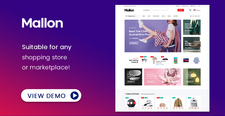 MallOn - Multipurpose Elementor WooCommerce WordPress Theme