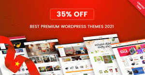 [HOT DEAL] 35% OFF on Best Premium WordPress Themes 2021 (Limited Time!)
