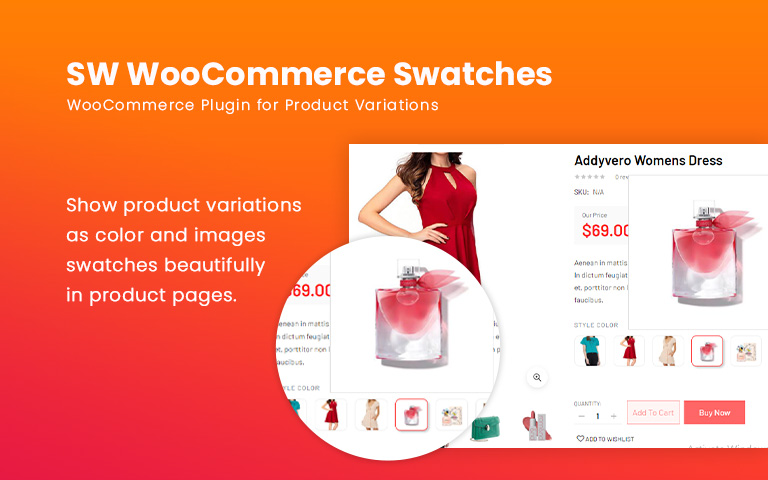 SW WooCommerce Swatches - Product Variation Swatch WordPress Plugin