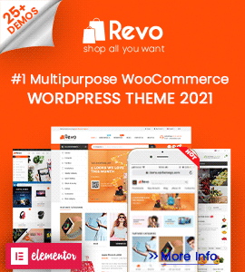 Revo - Best Multi purpose WooCommerce WordPress Theme
