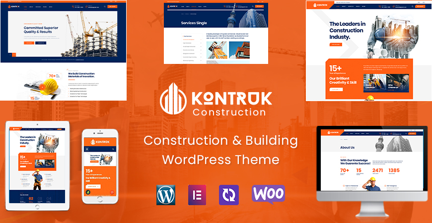 [NEW THEME - $19] KonTruk - Construction & Building Elementor WordPress Theme