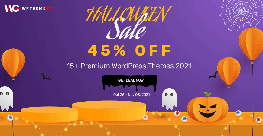 [HALLOWEEN DEAL] 45% OFF on 15+ Best Premium WordPress Themes 2021 (Limited Time!)