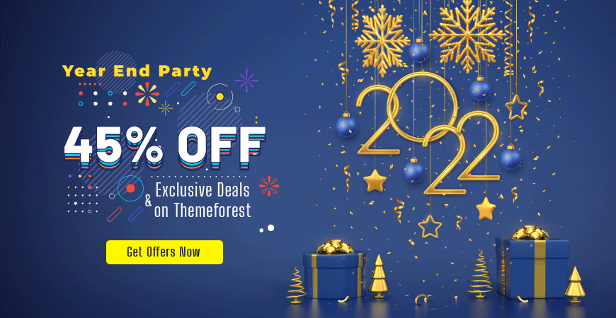 XMas Sale! 45% OFF on All WordPress Themes & Exclusive Deals on Themeforest