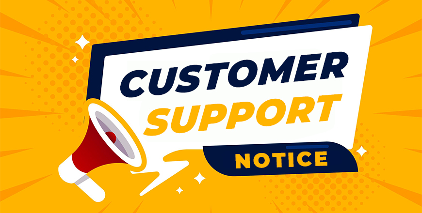 Customer Support Notice for Reunification & Labor Days 2024