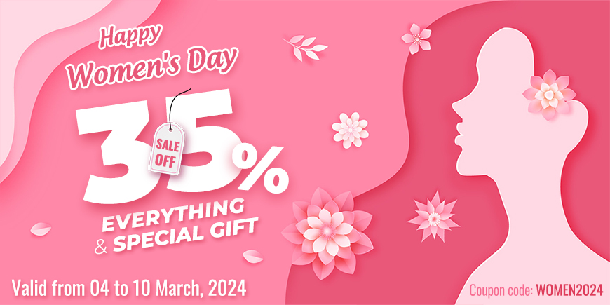 WPThemeGo  Happy Women's Day 2024 & Get Extra Gift