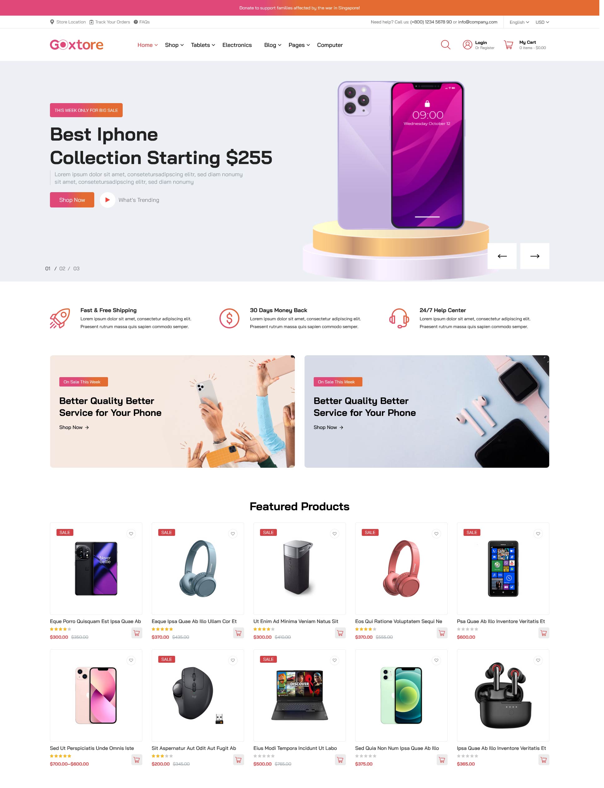 GOxtore - Multipurpose WooCommerce Theme